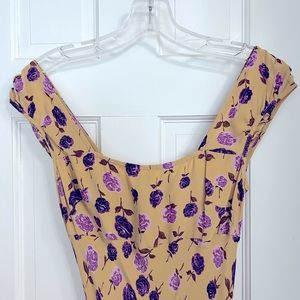 Vintage Betsey Johnson dressy spring/summer midi swing dress